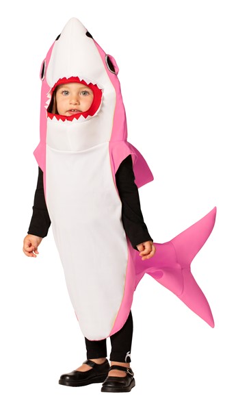 Pink Shark Costume, Child Size 3-4