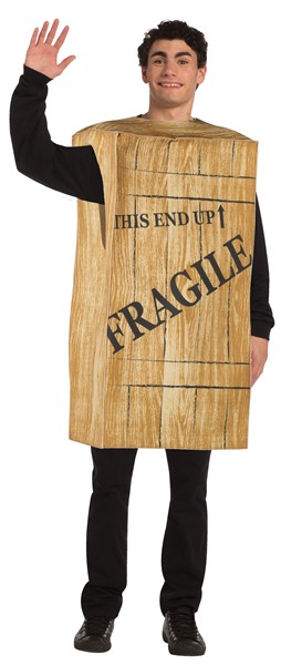 Fragile Leg Lamp Crate Costume, Adult One Size