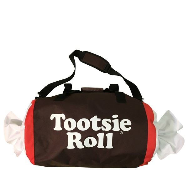 Funduffles Tootsie Roll Duffle Gym / Overnight Bag