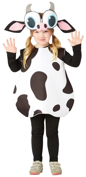 Big Eyed Cow Costume, Child Size 3-4