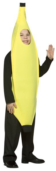 Banana Child Costume, Child Size 7-10