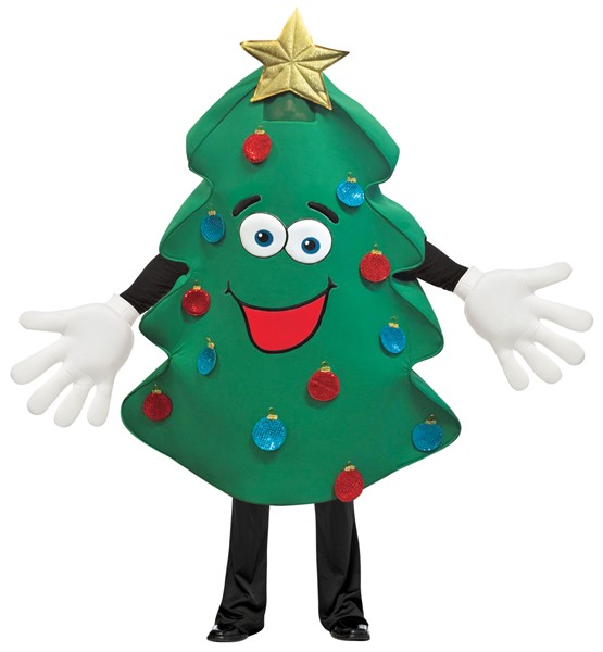 Christmas Tree Mascot, Adult One Size