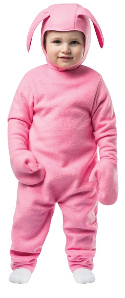 Christmas Bunny Costume, Child Size 3-4