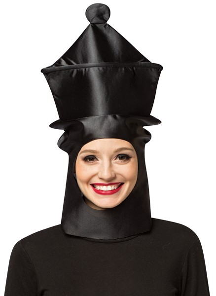 Queen Chess Headpiece Mask, Adult One Size