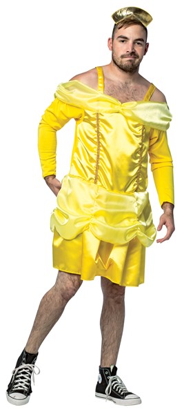 My Hairy Princess Beauty Is a Beast Costume, Adult Men's One Size