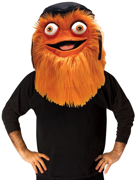 NHL Gritty Philadelphia Flyer's Mascot Head, Adult One Size