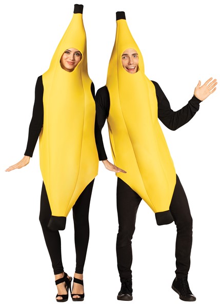 Ultimate Banana Couples Halloween Costume, Adult One Size