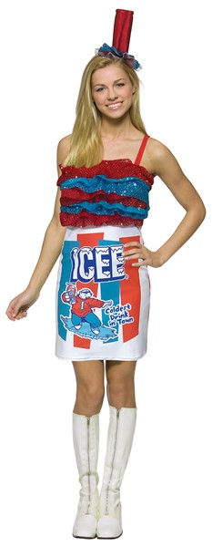 ICEE Swirl Dress Costume, Teen 14-16