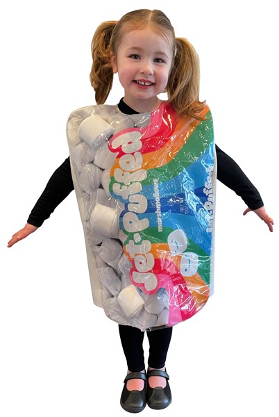 Kraft Jet-Puffed Marshmallows Bag Costume, Child 3-6