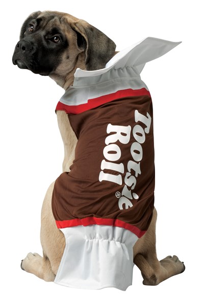Tootsie Roll Dog Pet Costume, Available in Sizes XS to 3X-Large