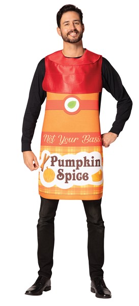 Pumpkin Spice Seasoning Costume, Adult One Size