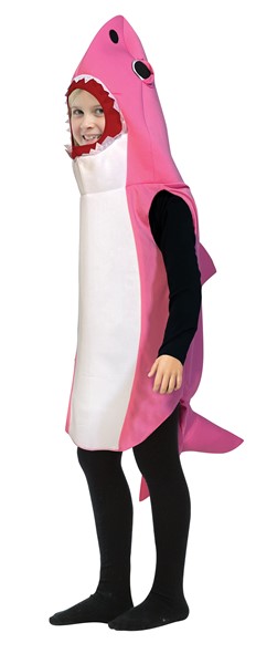 Ultimate Pink Shark Costume, Child Size 7-10