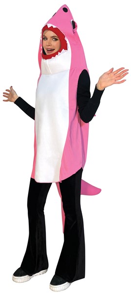 Ultimate Pink Shark Costume, Adult Size Small-Medium