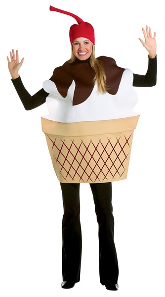 Ice Cream Sundae Halloween Costume, Adult One Size
