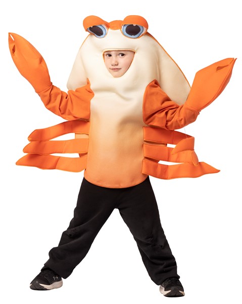 Bay Crab Shellfish Kids Halloween Costume, Child Size 3-6