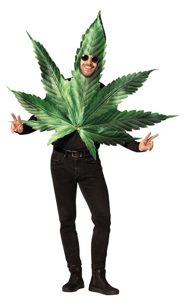 Pot Leaf Halloween Costume, Adult One Size