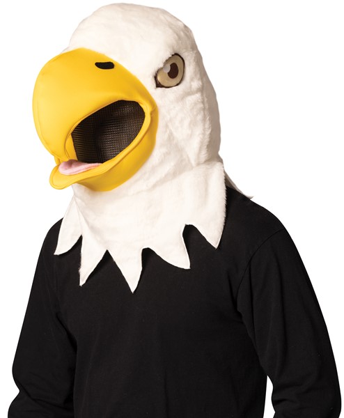 Eagle Mascot Head Costume, Adult One Size