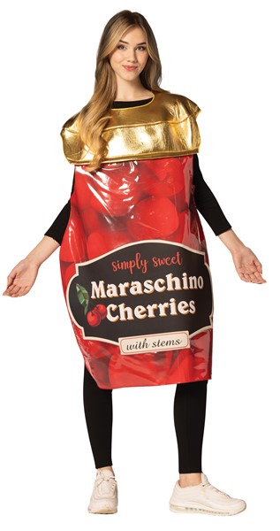 Maraschino Cherries Jar Halloween Costume, Adult One Size