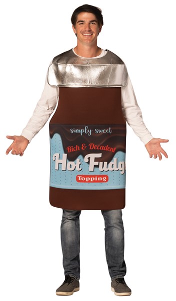 Hot Fudge Sauce Jar Halloween Costume, Adult One Size