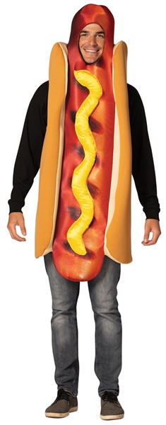 Ultimate Grilled Hot Dog Halloween Costume, Adult One Size