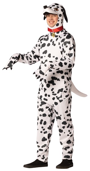 Dalmatian Dog Halloween Costume, Adult One Size