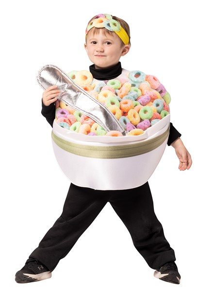 Bowl of Cereal with Spoon Halloween Costume, Child Size 3-6
