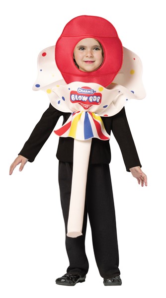 Charms Blow Pop Cherry Halloween Costume, Child Size 4-6
