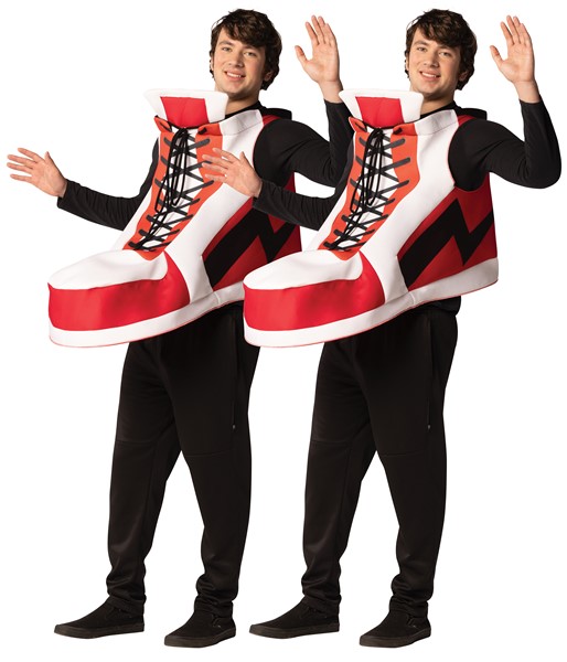 Hightop Sneaker 2 Pack Couple Halloween Costume, Adult One Size